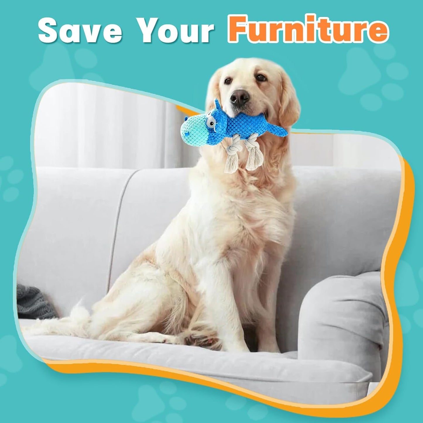 Dog Toys for Aggressive Chewers Dog Toys to Keep Them Busy Squeaky Dog Toys for Large Dogs