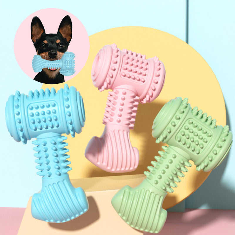 Indestructible TPR Dog Chew Toy – Teeth-Cleaning, Bite-Resistant Teething Toy for Dogs & Puppies