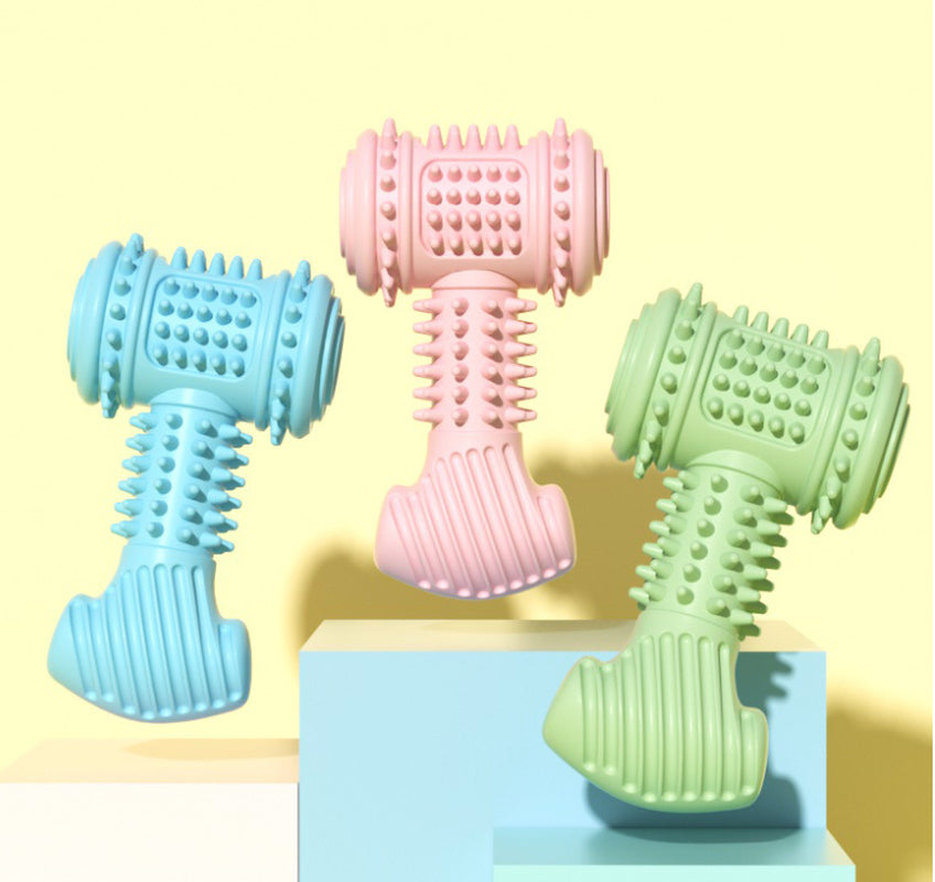 Indestructible TPR Dog Chew Toy – Teeth-Cleaning, Bite-Resistant Teething Toy for Dogs & Puppies